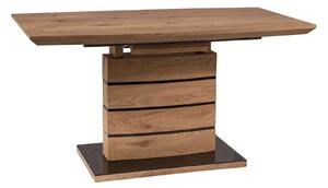 Masa extensibila LEONARDO, stejar, 140/180x80x76 cm