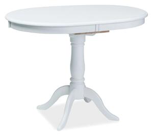 Masa extensibila DELLO, alb, 100/129x70x75 cm