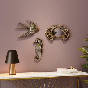 Decoratiune de perete cu oglinda Swallow