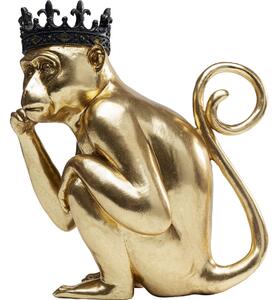 Figurina decorativa King Lui auriu 35 cm
