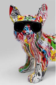 Figurina decorativa Comic Dog Glasses 25 cm