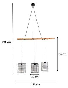 Pendul Three Grids 120cm