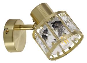 Lampă de perete ZAHARA 1xE27/10W/230V, aurie