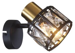 Lampă de perete ZAHARA 1xE27/10W/230V neagră