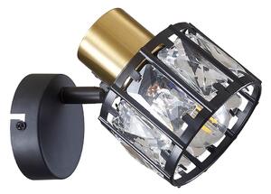Lampă de perete ZAHARA 1xE27/10W/230V neagră