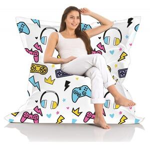 Fotoliu Puf Gradina, Dust blaze, UnicUtil, Culoarea Multicolor