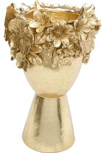 Vaza decorativa Flowercrown auriu 20 cm