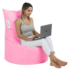 Fotoliu Puf Gradina, Ripple wave, UnicUtil, Culoarea Roz