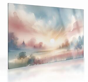 Tablou pe sticlă - Peisaj elegant (70x50 cm)