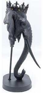 Obiect decorativ Elephant Royal Negru 57cm