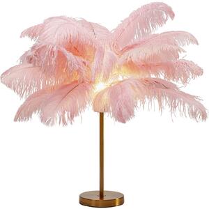 Veioza Feather Palm roz 60cm