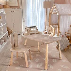 Set Masa Copii, Pack stone, UnicUtil, Culoarea Stejar
