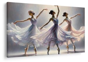Tablou - Trei balerine (90x60 cm)