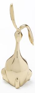 Figurina decorativa aurie Bunny 26x52 cm