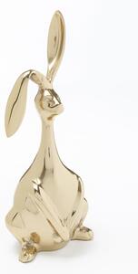 Figurina decorativa aurie Bunny 26x52 cm