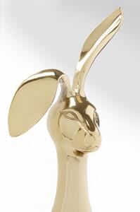Figurina decorativa aurie Bunny 17x37 cm