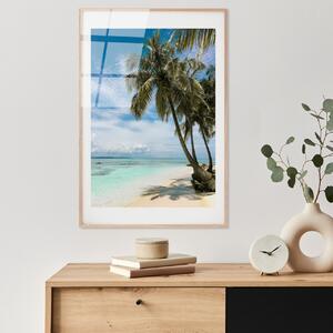 Tablou decorativ din sticla securizata, Leaf ember, UnicUtil, Culoarea Multicolor