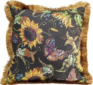 Perna decorativa colorata Sunflower Fringe 45x45 cm