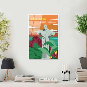 Tablou decorativ din sticla securizata, Ember vine, UnicUtil, Culoarea Multicolor
