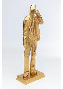 Figurina decorativa aurie Standing Man 23x62 cm