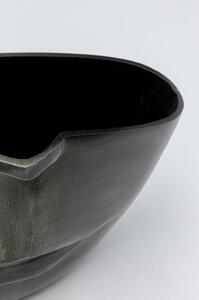 Vaza aluminiu Half Face 31x22 cm antracit
