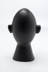 Figurina decorativa neagra Abstract Face 21x34 cm