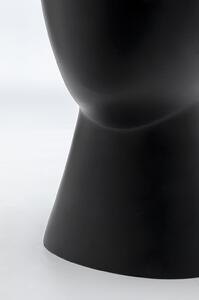 Figurina decorativa neagra Abstract Face 21x34 cm