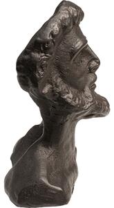 Figurina decorativa antracit Bearded Man 9x11 cm