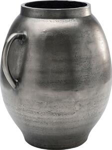 Vaza aluminiu nichelat Uria Ø40x41 cm