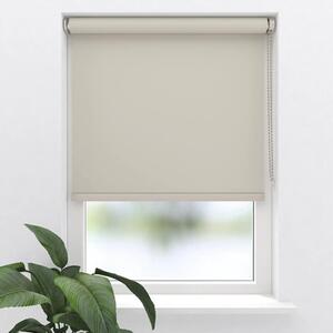 Rulou opac Soluna V48 colormatch uni bej închis 40x190 cm cu accesorii asortate bronz, incl. suport cu cleme de prindere și profil inferior aluminiu