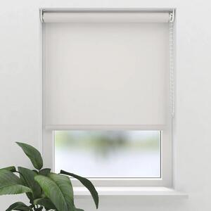 Rulou semitransparent Soluna T1 uni alb 115x190 cm, incl. suport cu cleme de prindere