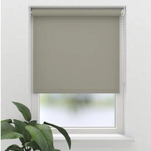 Rulou semitransparent Soluna T13 uni taupe 210x190 cm, incl. suport cu cleme de prindere