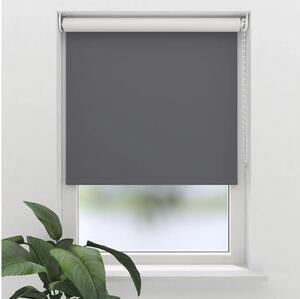 Rulou opac Soluna V8 uni gri închis 60x190 cm, incl. suport cu cleme de prindere