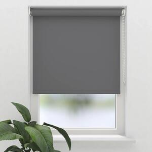 Rulou semitransparent Soluna T9 uni antracit 40x190 cm, incl. suport cu cleme de prindere