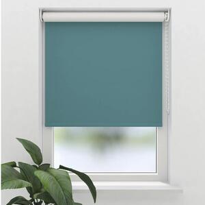 Rulou opac Soluna V10 uni petrol 60x190 cm, incl. suport cu cleme de prindere