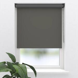 Rulou opac Soluna V45 colormatch uni antracit 60x190 cm cu accesorii asortate negre, incl. suport cu cleme de prindere și profil inferior plastic