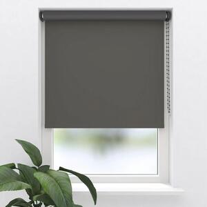 Rulou opac Soluna V45 colormatch uni antracit 60x190 cm cu accesorii asortate negre, incl. suport cu cleme de prindere și profil inferior plastic