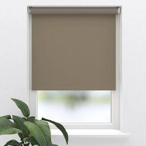 Rulou opac Soluna V40 colormatch uni maro 60x190 cm cu accesorii asortate bej, incl. suport cu cleme de prindere și profil inferior plastic