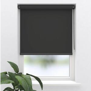 Rulou opac Soluna V53 colormatch uni negru 40x190 cm cu accesorii asortate, incl. suport cu cleme de prindere și profil inferior aluminiu