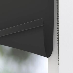 Rulou opac Soluna V53 colormatch uni negru 40x190 cm cu accesorii asortate, incl. suport cu cleme de prindere și profil inferior aluminiu