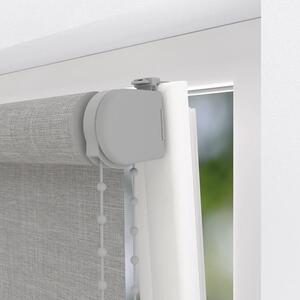 Rulou opac Soluna D15 colormatch aspect texturat gri limestone 40x190 cm cu accesorii asortate, incl. suport cu cleme de prindere