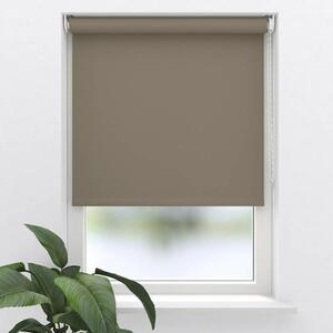 Rulou opac Soluna D14 colormatch aspect texturat bej 230x190 cm cu accesorii asortate, incl. suport cu cleme de prindere