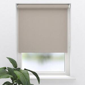Rulou opac Soluna D13 colormatch aspect texturat taupe deschis 90x190 cm cu accesorii asortate, incl. suport cu cleme de prindere