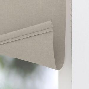 Rulou opac Soluna D13 colormatch aspect texturat taupe deschis 90x190 cm cu accesorii asortate, incl. suport cu cleme de prindere
