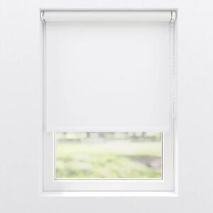 Rulou opac Soluna V37 colormatch uni alb 95x190 cm cu accesorii asortate, incl. suport cu cleme de prindere