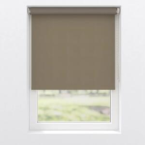 Rulou opac Soluna V40 colormatch uni maro 40x190 cm cu accesorii asortate bej, incl. suport cu cleme de prindere și profil inferior plastic