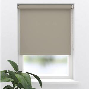Rulou opac Soluna V39 colormatch uni taupe 40x190 cm cu accesorii asortate bej, incl. suport cu cleme de prindere și profil inferior plastic