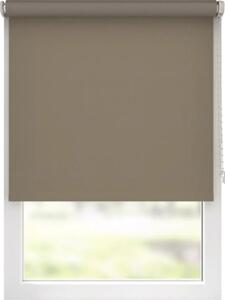 Rulou opac Soluna V40 colormatch uni maro 40x190 cm cu accesorii asortate bej, incl. suport cu cleme de prindere și profil inferior plastic