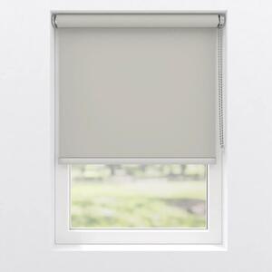 Rulou opac Soluna V50 colormatch uni gri deschis 40x190 cm cu accesorii asortate argintii, incl. suport cu cleme de prindere și profil inferior aluminiu