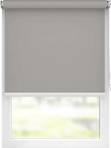 Rulou opac Soluna V51 colormatch uni gri închis 50x190 cm cu accesorii argintii, incl. suport cu cleme de prindere și profil inferior aluminiu